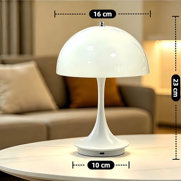 Danish Mushroom Touch Dimmable Table Lamp