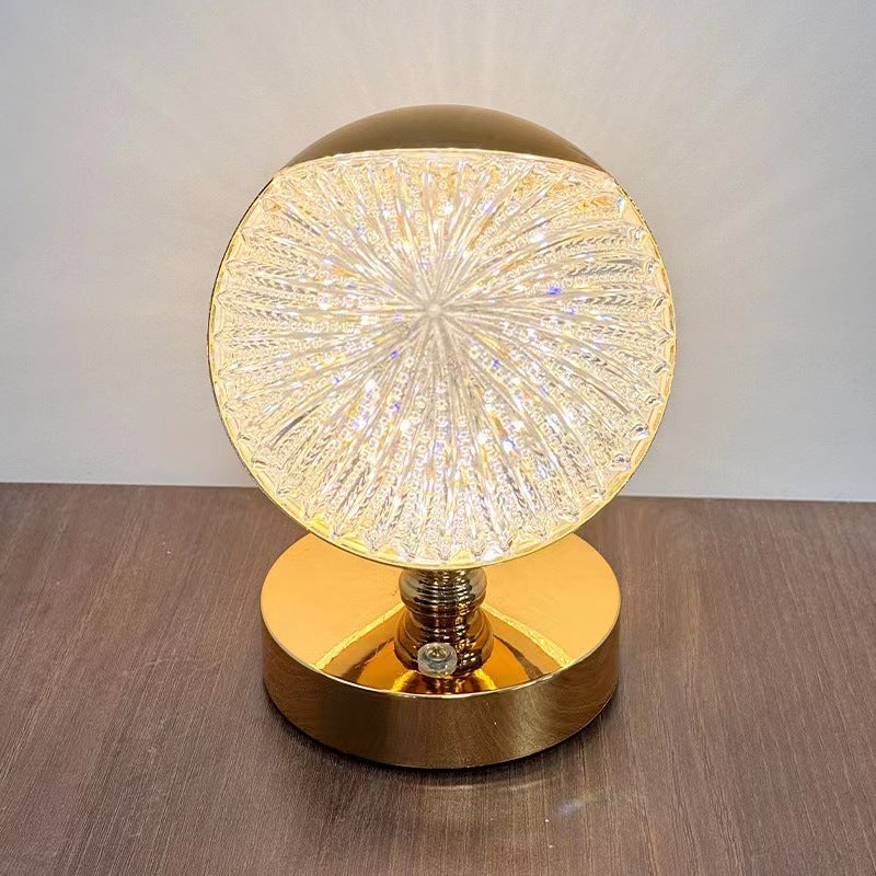 Crystal Sphere Touch Ambient Table Lamp