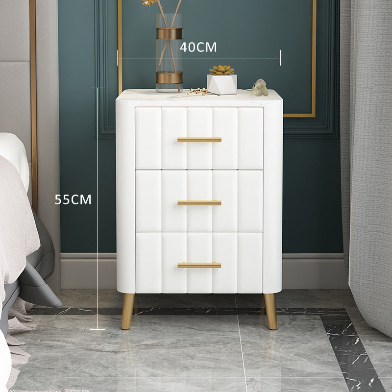 Luxury Nordic Marble Top Bedside Table