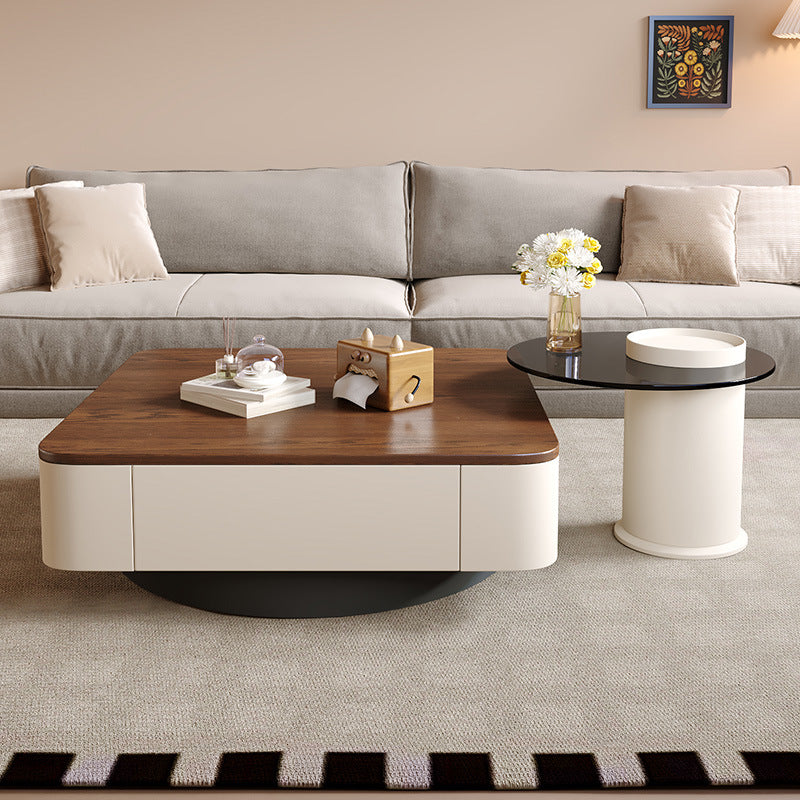 Vintage Chinese Inspired Square Coffee table - Clasic Charm with Modern Luxury