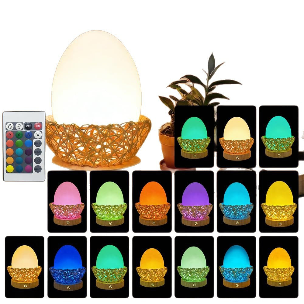 Glow-Nest Colour-Changing Night Light/ Bird Egg