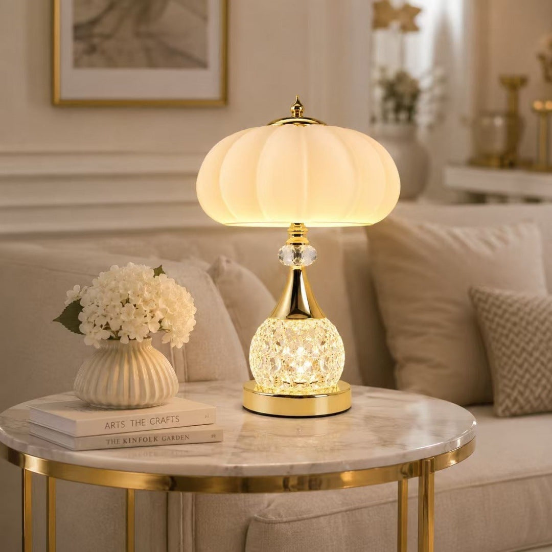 Pumpkin Glow Three-Colour Dimmable Table Lamp