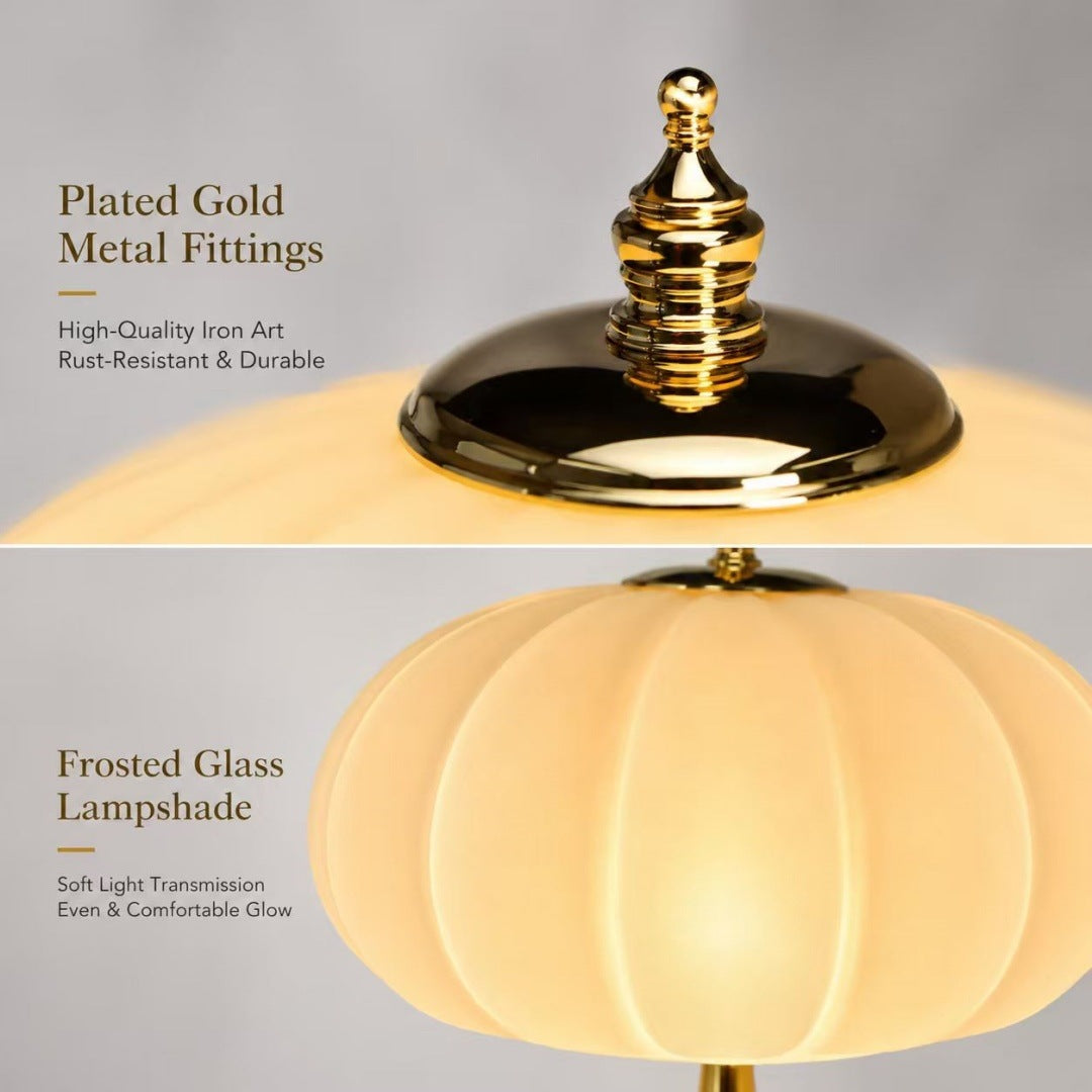 Pumpkin Glow Three-Colour Dimmable Table Lamp