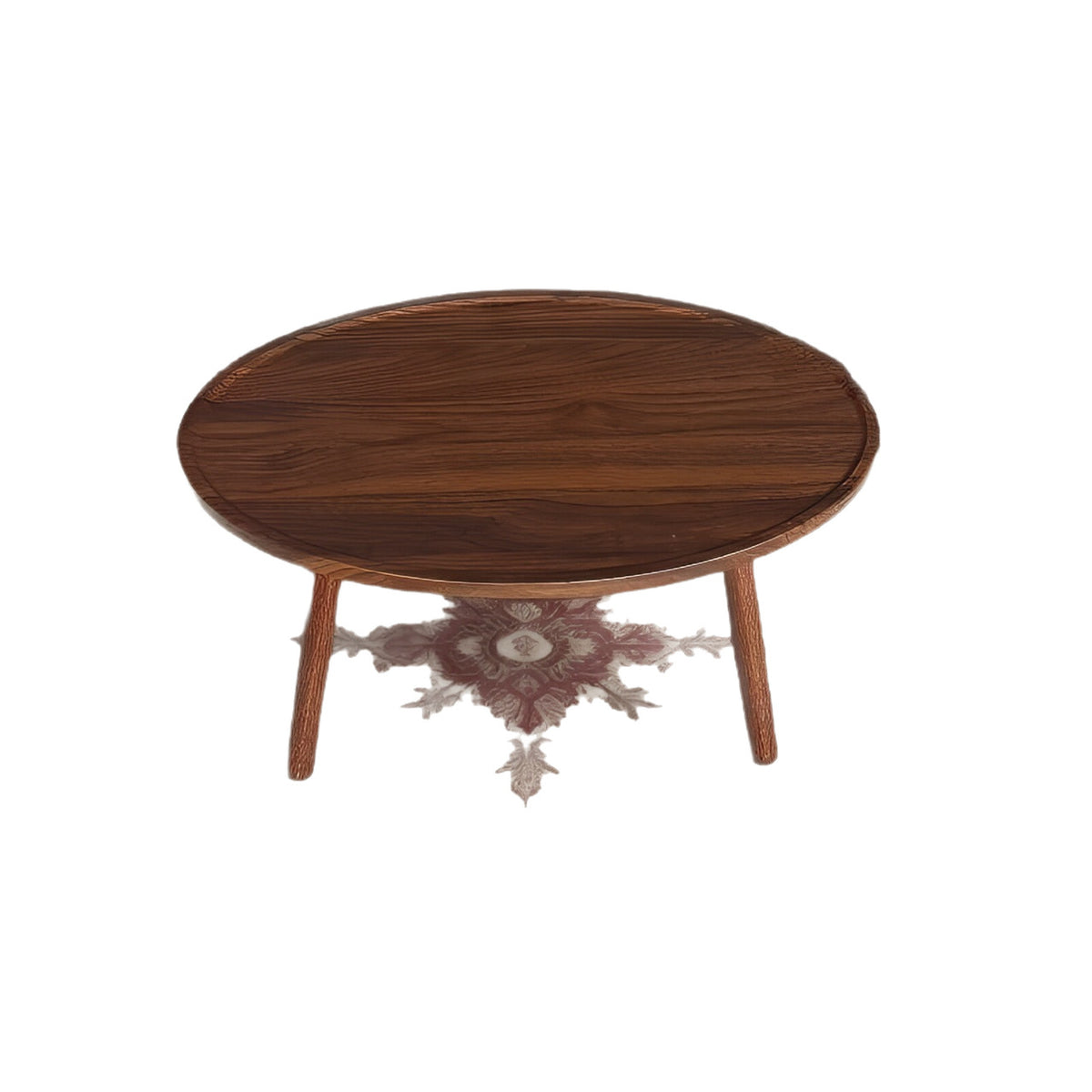 Small coffee table, round table, small apartment, living room, home bedroom, creative sofa, side table, oval tea table, coffee table, corner table
