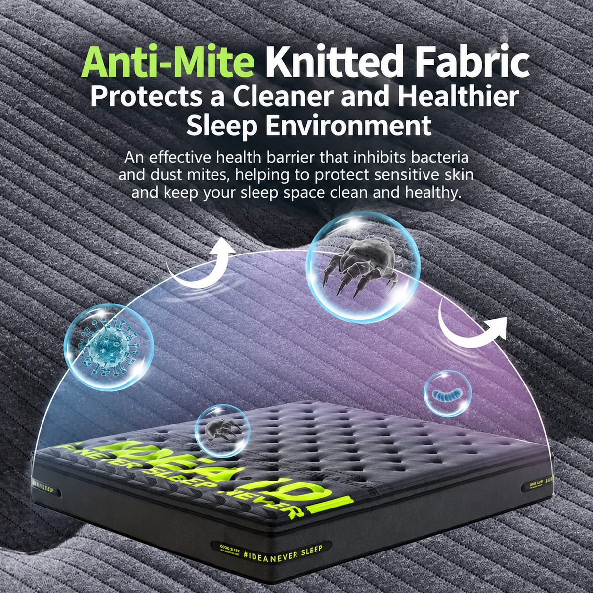 Zero Pressure Latex & Memory Foam Spring Mattress