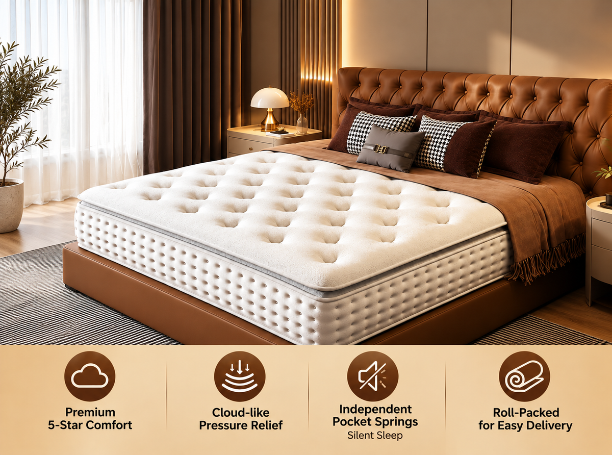 Premium Hotel-Style 30cm Pocket Spring & Memory Foam Mattress