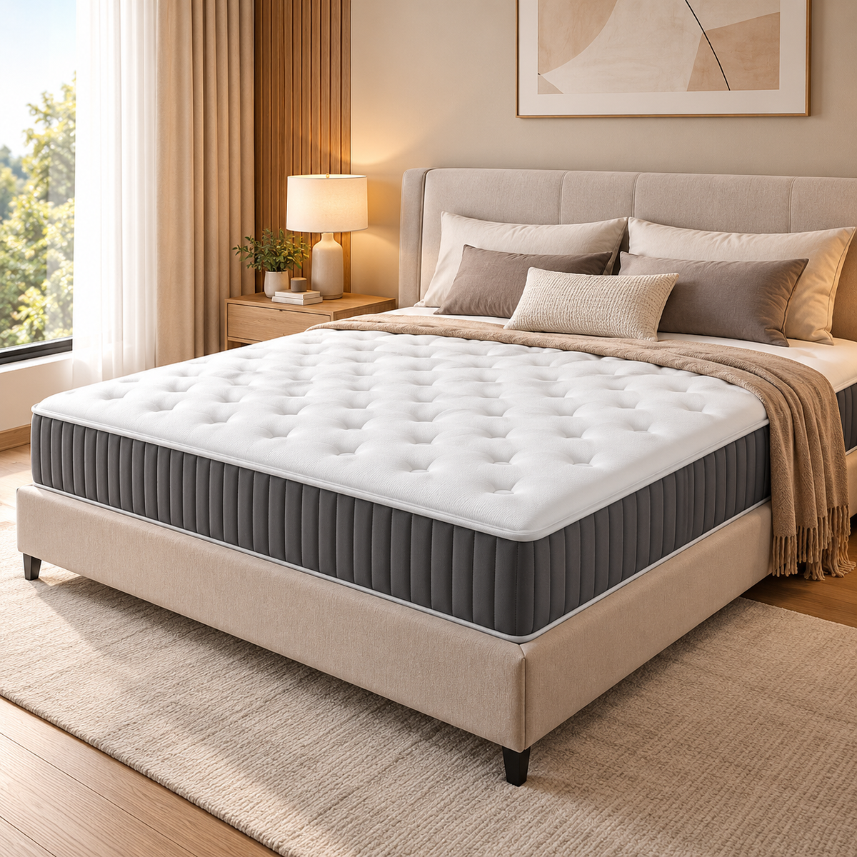 Premium Firm Memory Foam & Independent Pocket Spring Mattress