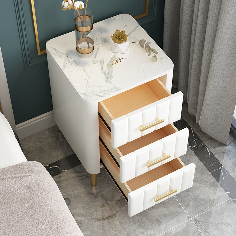 Luxury Nordic Marble Top Bedside Table