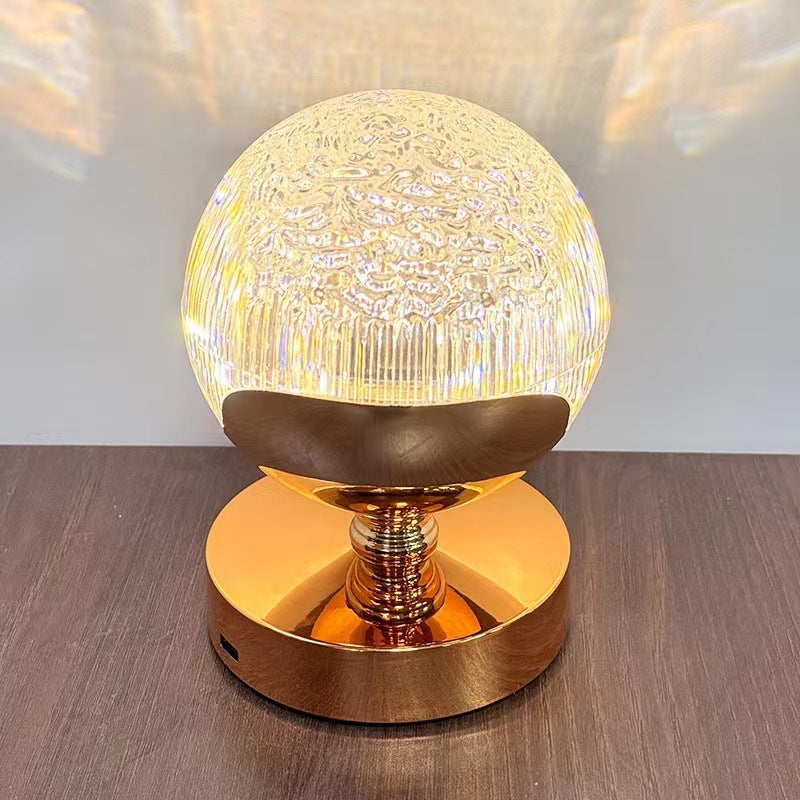 Crystal Sphere Touch Ambient Table Lamp