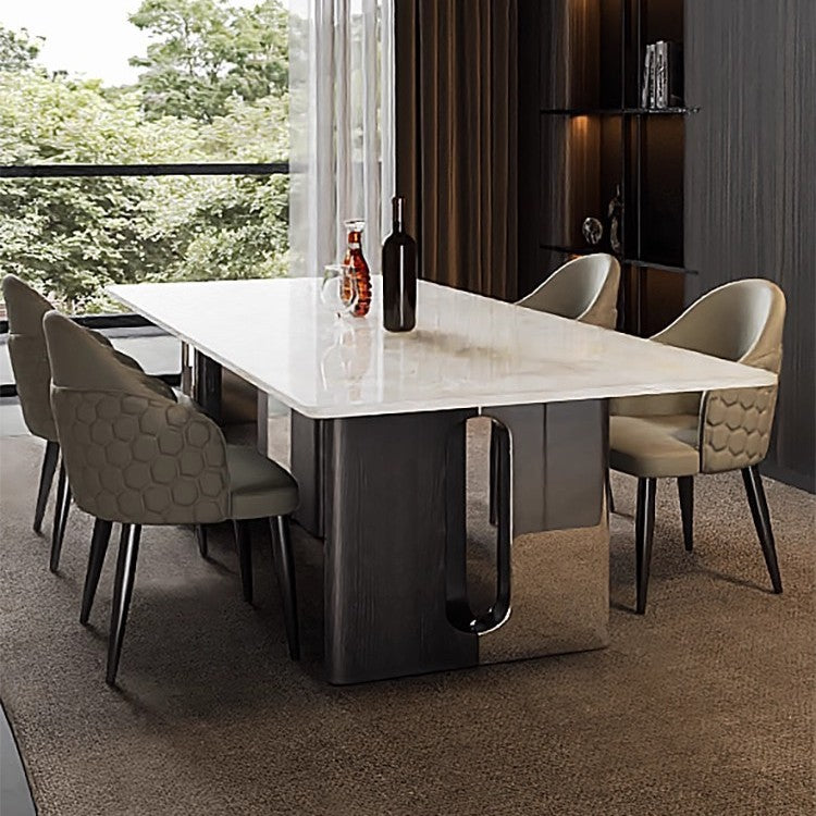 Luxury Stone-Top Dining Table