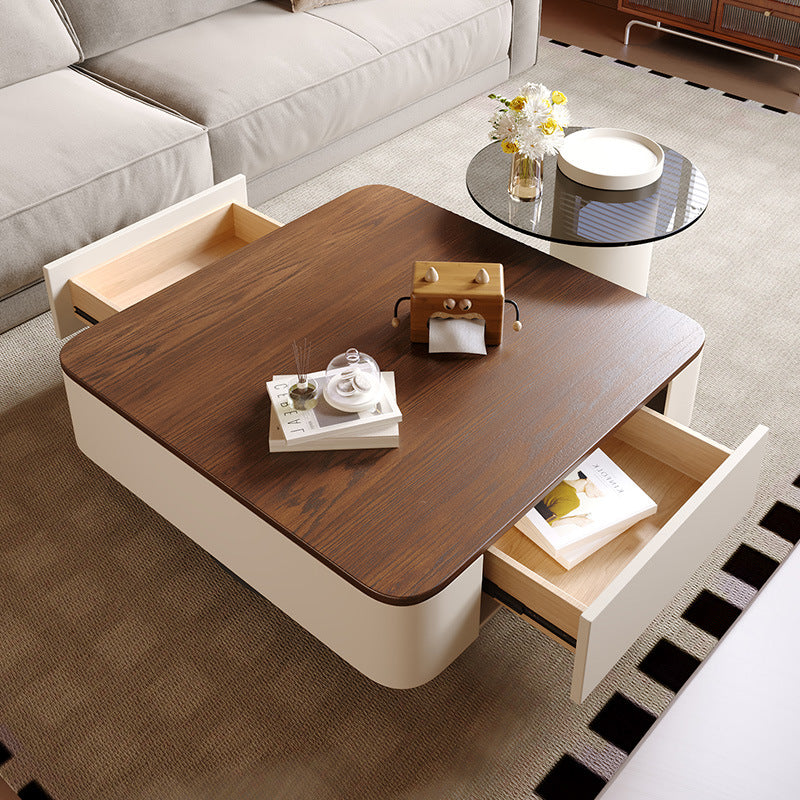 Vintage Chinese Inspired Square Coffee table - Clasic Charm with Modern Luxury