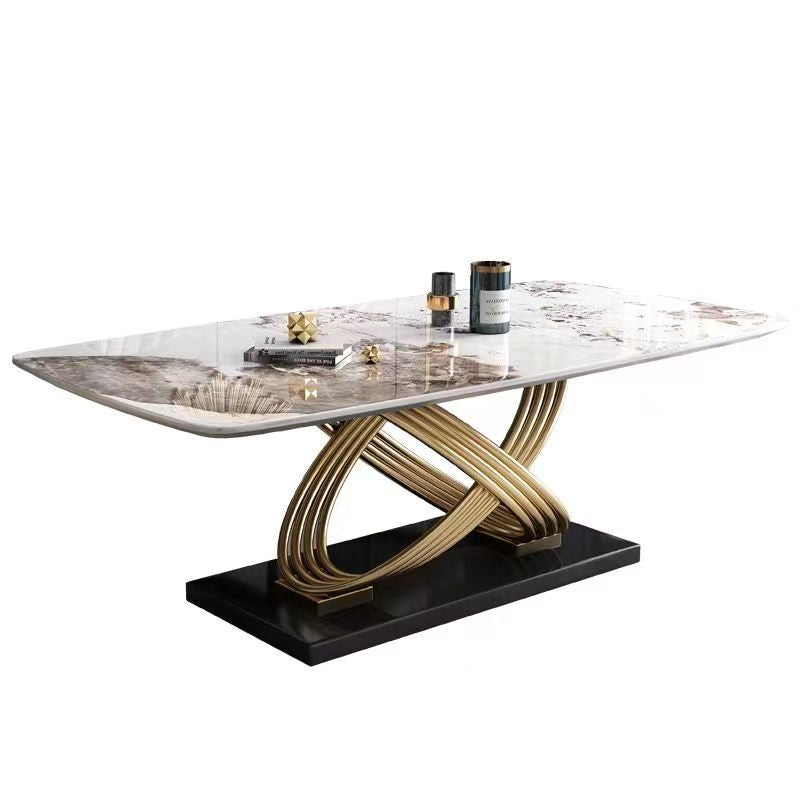 Luxury stone marble dining table