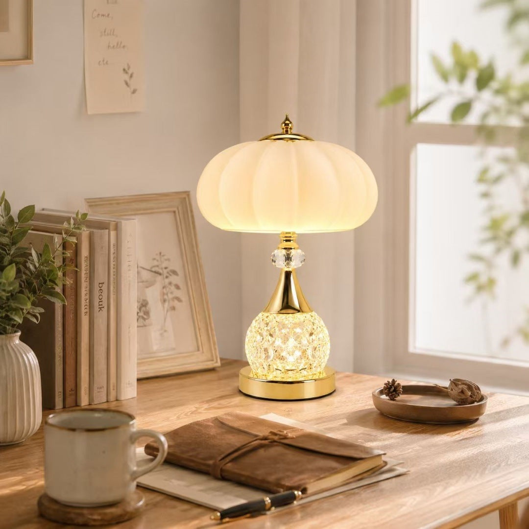 Pumpkin Glow Three-Colour Dimmable Table Lamp