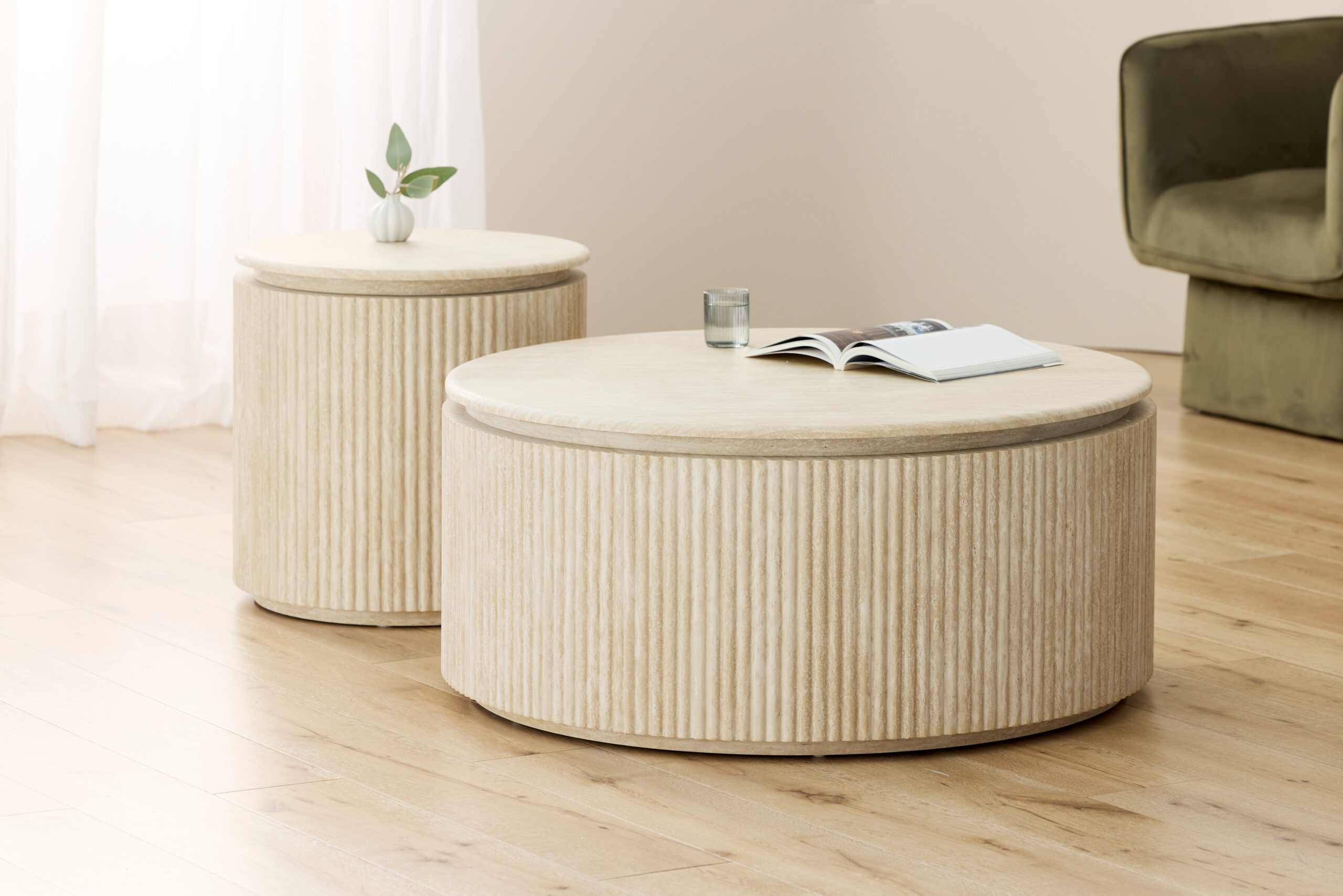 Empire Coffee Table Travertine