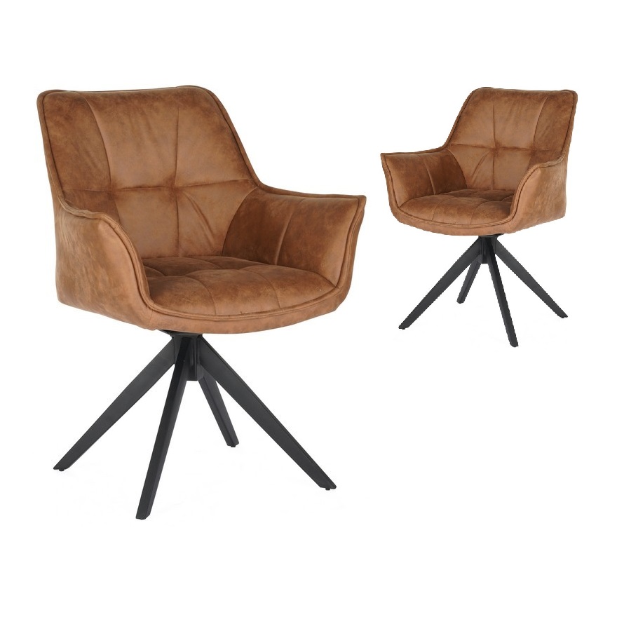 Bella Dining Chairs Cognac