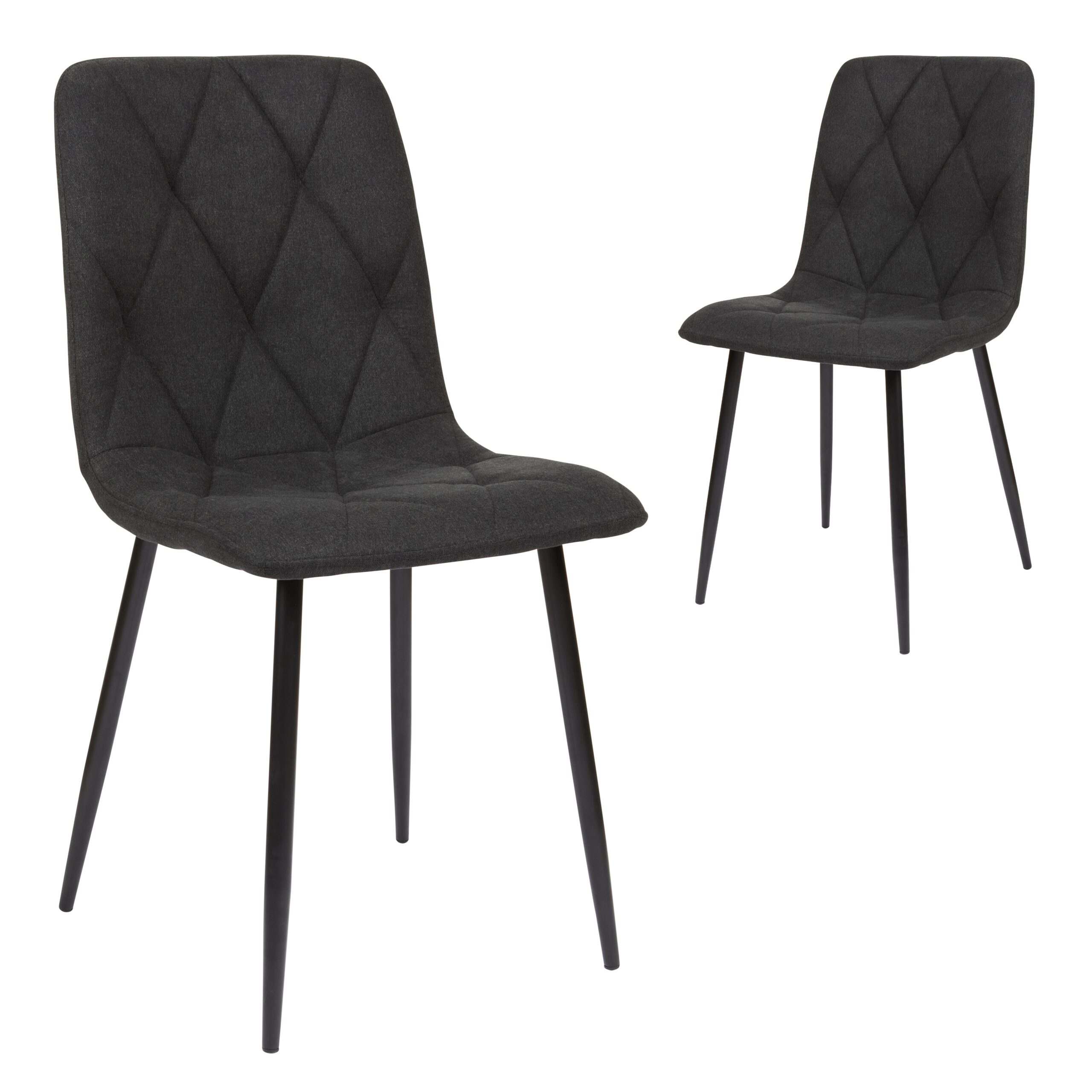 Galaxy Dining Chairs Charcoal