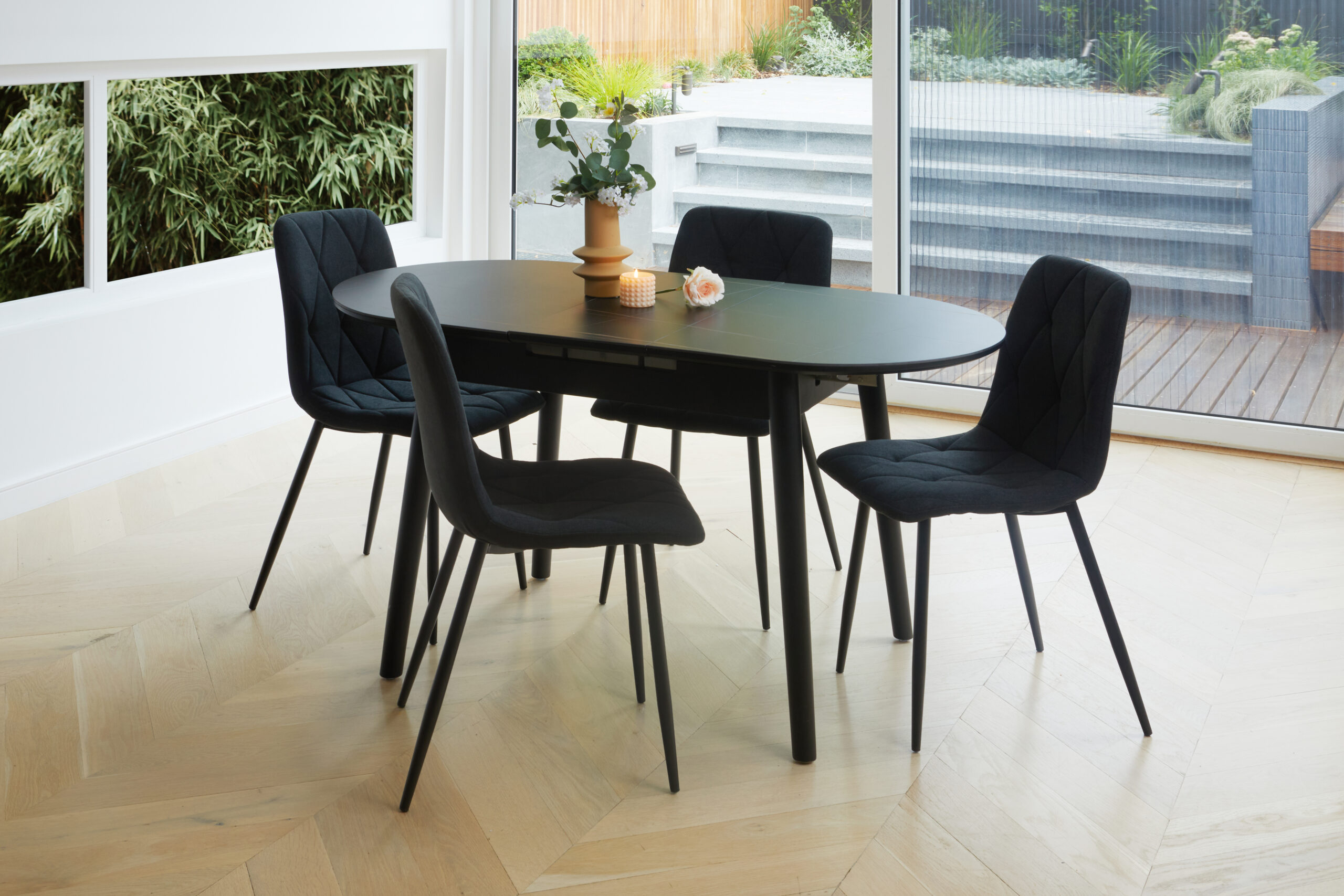 Galaxy Dining Chairs Charcoal