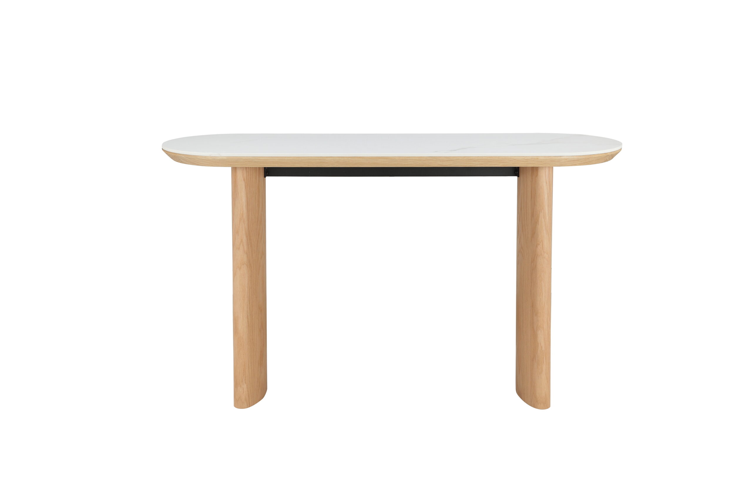 Lucerne Console Table Natural With Ceramic