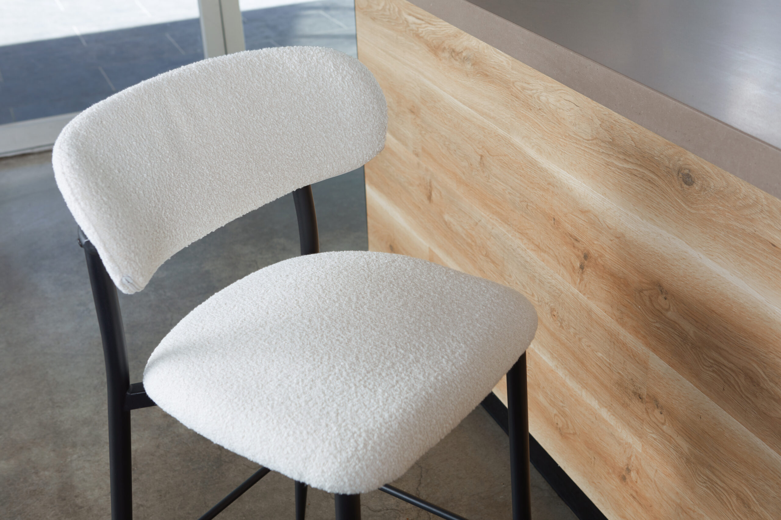 Naples Bar Stool Off White
