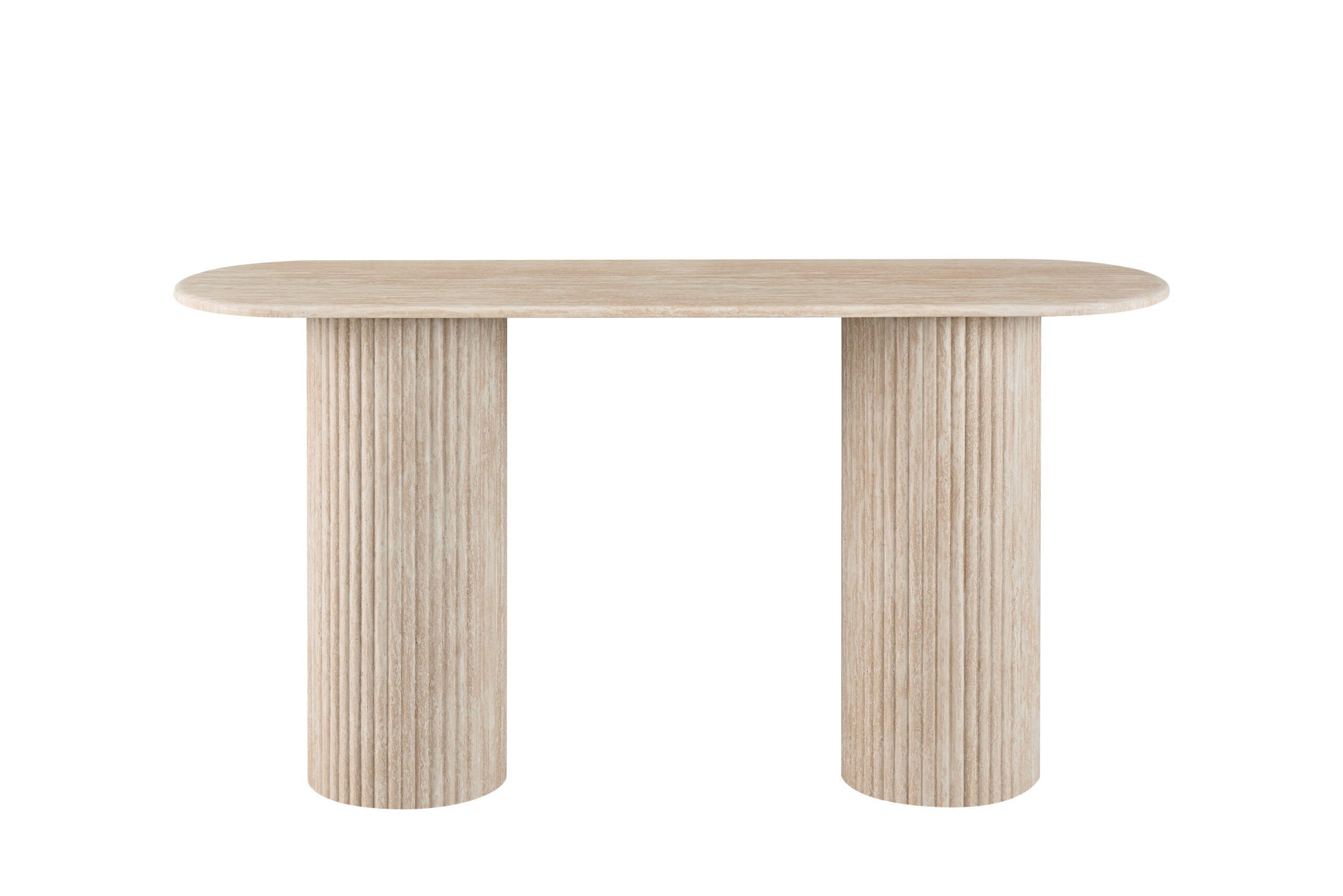 Pompeii Console Table Travertine