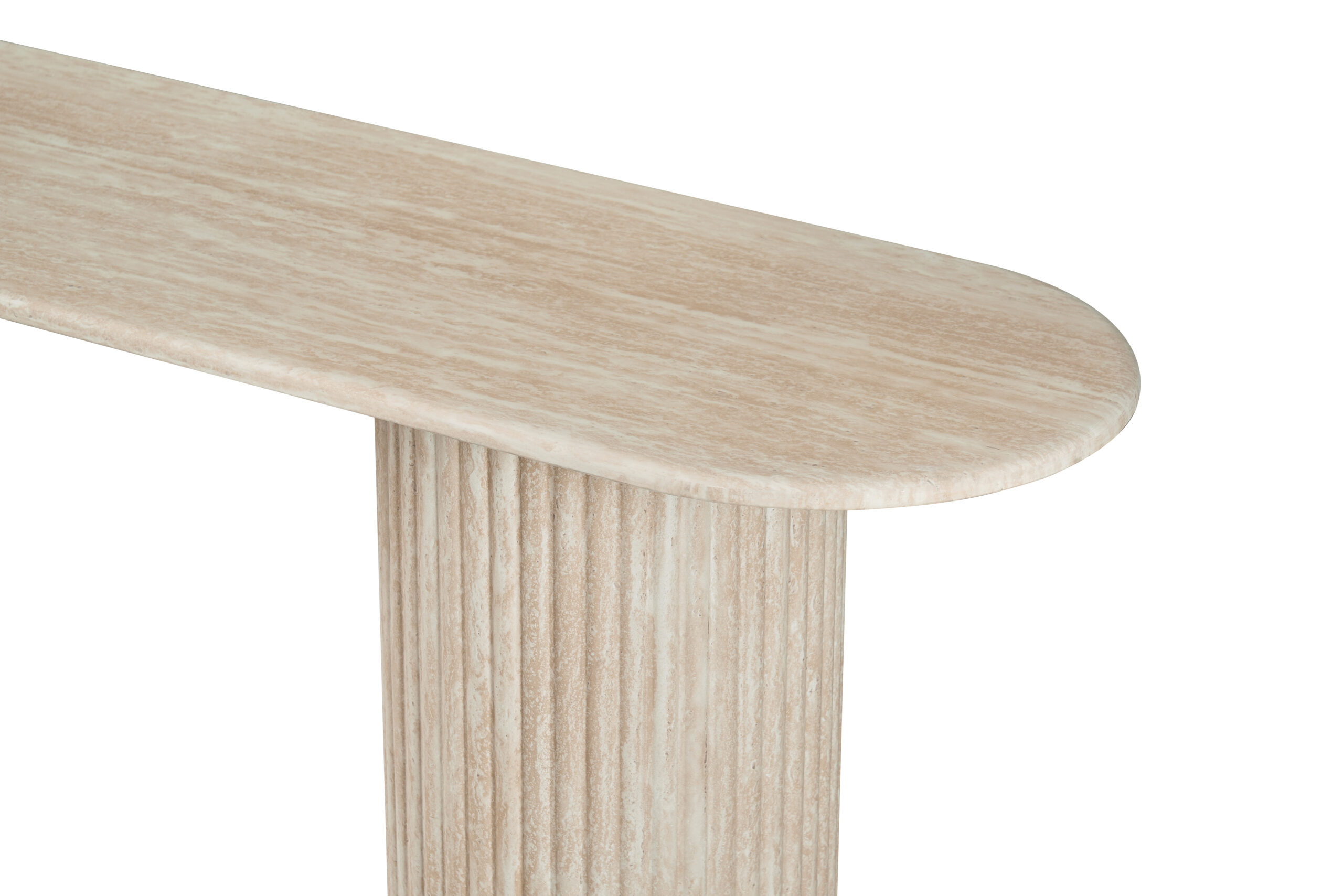 Pompeii Console Table Travertine